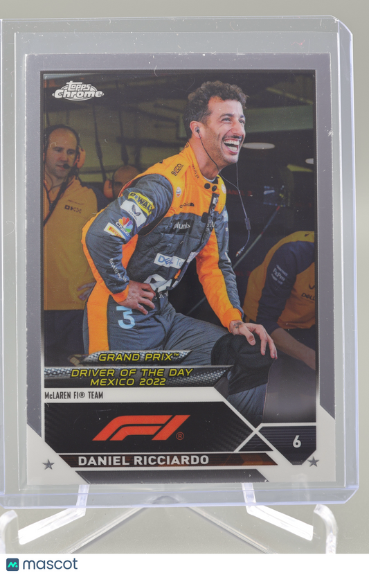 Daniel Ricciardo 2023 Topps Chrome Formula 1 #185 Grand Prix DoTD Mexico 2022