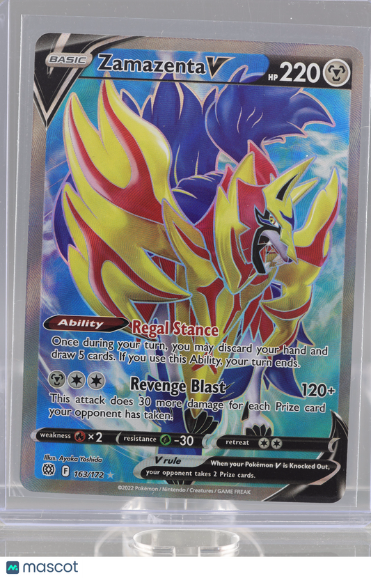 Zamazenta V 2022 Pokemon TCG Brilliant Stars #163