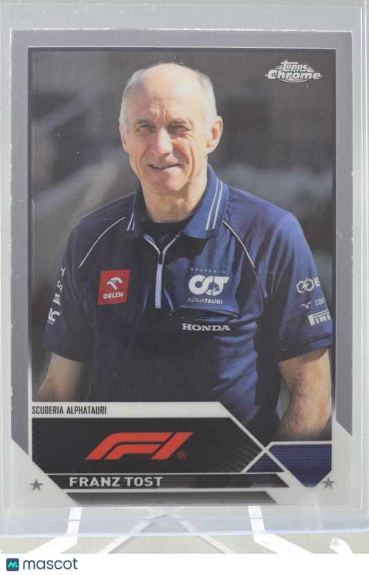 Franz Tost 2023 Topps Chrome Formula 1  #98       Scuderia AlphaTauri