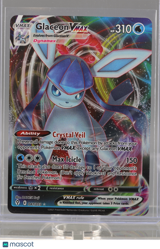 Glaceon VMAX 2021 Pokemon TCG Evolving Skies #41