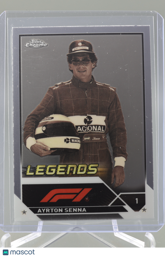 Ayrton Senna 2023 Topps Chrome Formula 1 #198 Legends