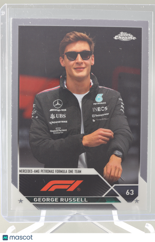 George Russell 2023 Topps Chrome Formula 1 #14 Mercedes-AMG