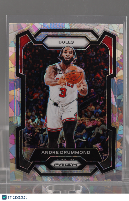 Andre Drummond 2023-24 Panini Prizm Cracked Ice  #256        Chicago Bulls