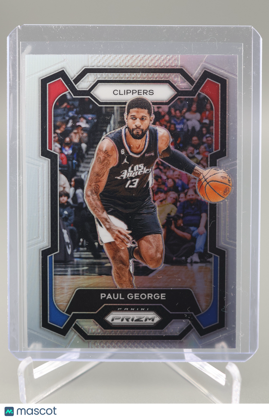 Paul George 2023-24 Prizm #101 Silver Los Angeles Clippers