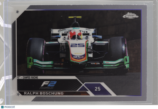 Ralph Boschung 2023 Topps Chrome Formula 1  #135 Racecar      Campos Racing F2