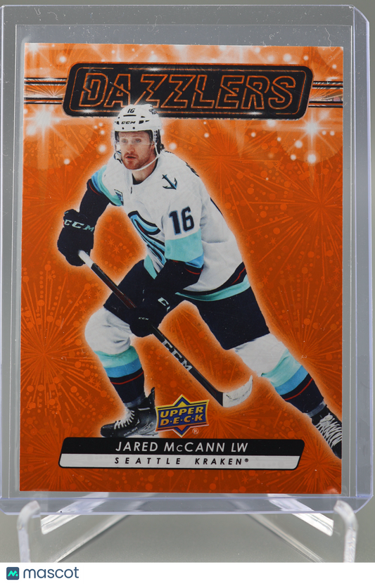 Jared McCann 2023-24 Upper Deck Series 2 #DZ-77 Orange Dazzlers Seattle Kraken