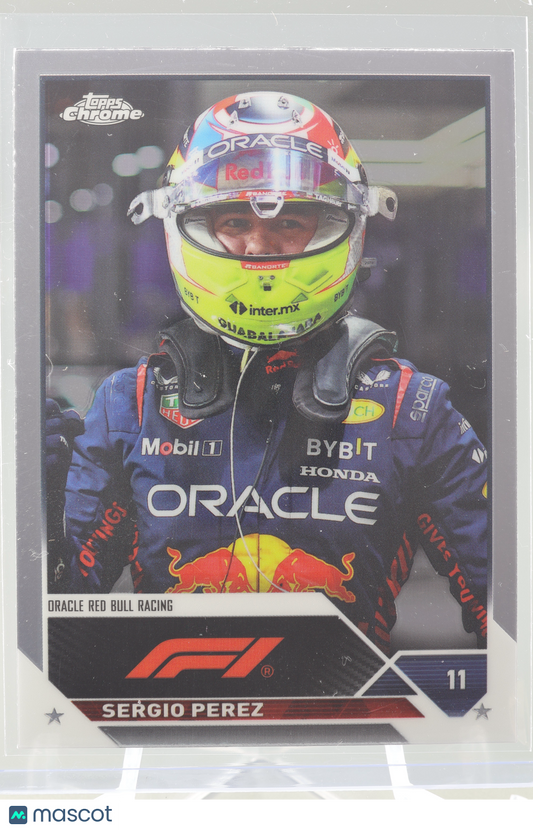 Sergio Perez 2023 Topps Chrome Formula 1  #10       Oracle Red Bull Racing