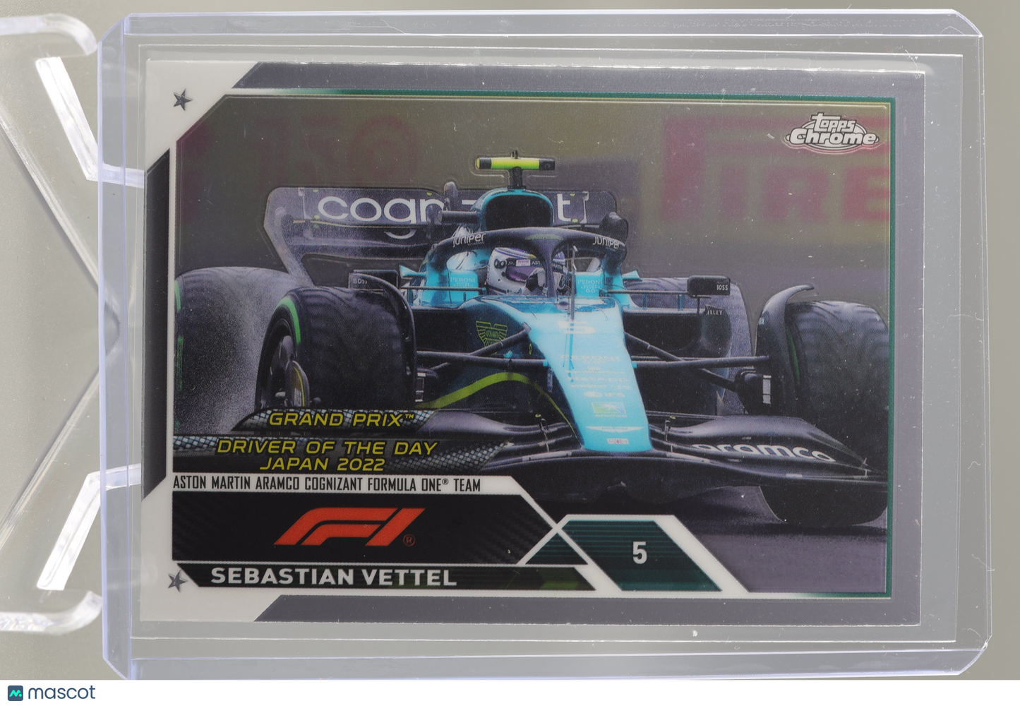 Sebastian Vettel 2023 Topps Chrome Formula 1 #183 Car DOTD Japan 2022