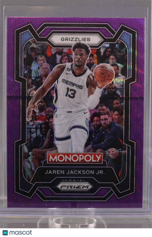 Jaren Jackson Jr. 2023 Panini Prizm Monopoly Purple #43 Memphis Grizzlies