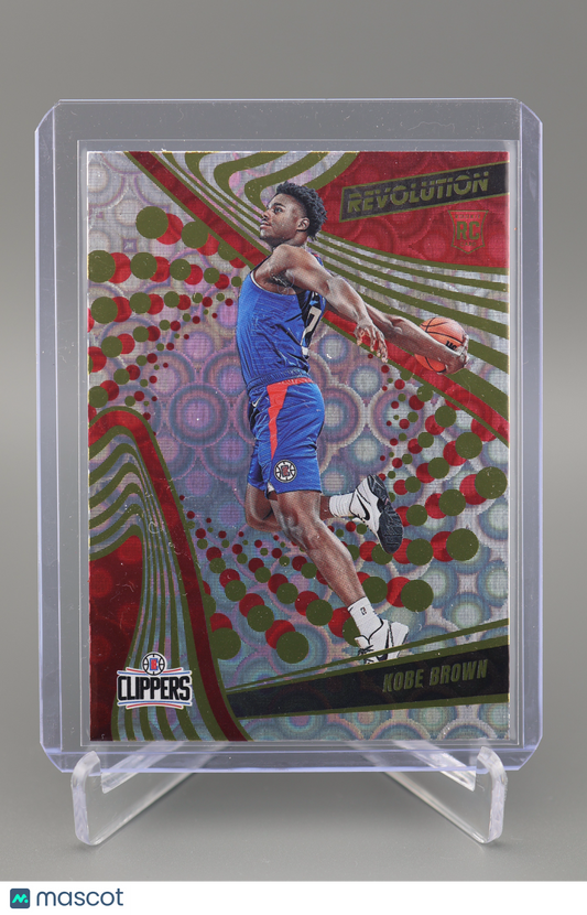 Kobe Brown 2023-24 Revolution #130 Groove Rookie Card RC Los Angeles Clippers