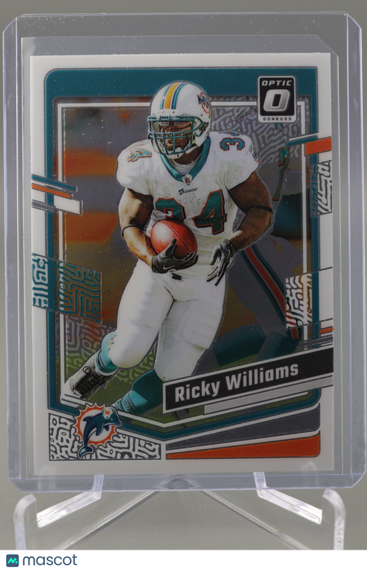 Ricky Williams 2023 Donruss Optic #117 Miami Dolphins