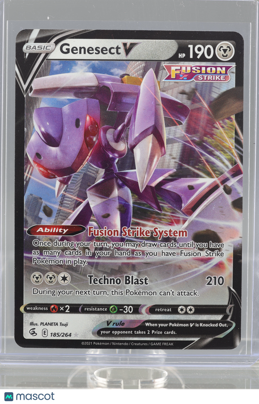 Genesect V 2021 Pokemon TCG Fusion Strike #185