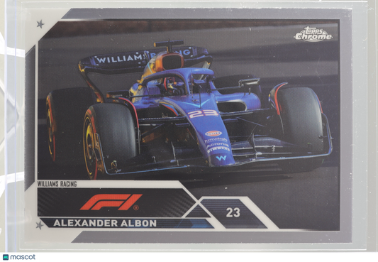 Alexander Albon 2023 Topps Chrome Formula 1  #117 RACECAR       Williams Racing