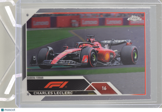 Charles Leclerc 2023 Topps Chrome F1 #7 Base Car Scuderia Ferrari