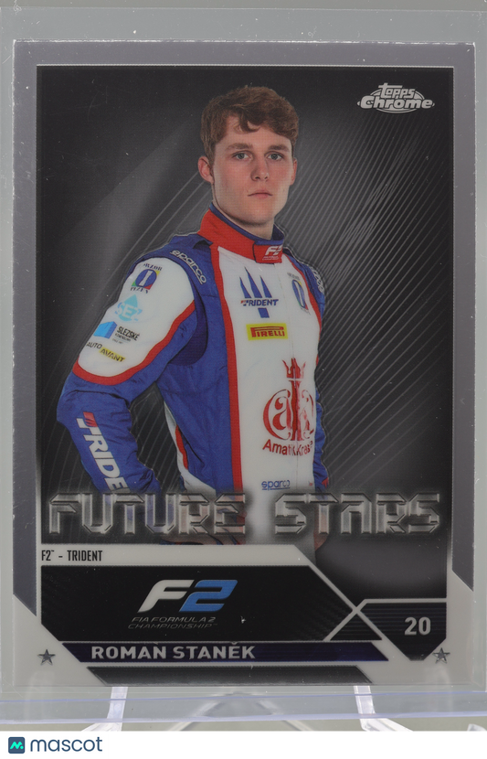 Roman Staněk 2023 Topps Chrome Formula 1  #86 FUTURE STARS       Trident F2