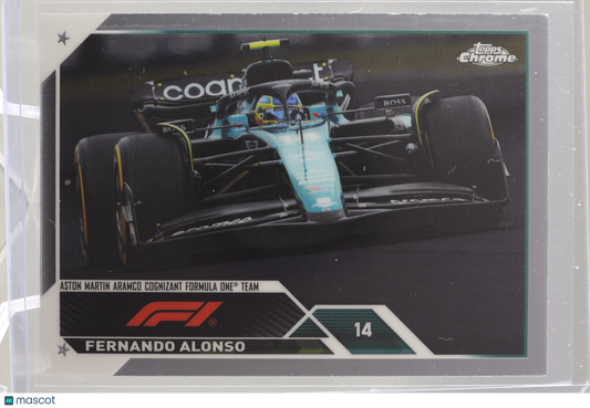 Fernando Alonso 2023 Topps Chrome Formula 1  #106 RACECAR       Aston Martin