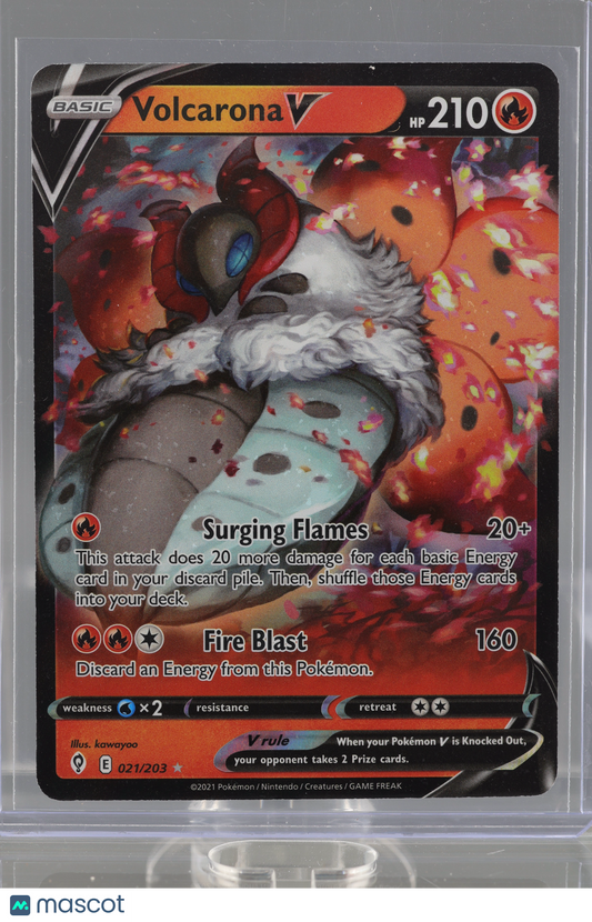 Volcarona V 2021 Pokemon TCG Evolving Skies #21