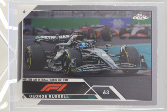 George Russell 2023 Topps Chrome Formula 1  #16 RACECAR       Mercedes-AMG